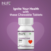Comprimés à croquer de Coenzyme Q10 100 mg, 30 comprimés par flacon, certifié GMP, complément alimentaire, prendre 1 comprimé par jour