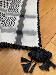 Nuevo Shemagh para Hombre, Bufanda Keffiyeh Tejida, Árabe, Palestina, Negra y Blanca, Kufiya Arafat Hatta, Marca Original, Algodón, Unisex, Chal Cuadrado - Product Image 4