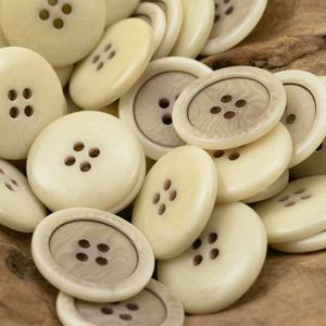 Botones de Hueso Orgánico para Coser, Estilo Moderno, Étnicos, Tallados en Hueso de Búfalo, Ecológicos, de Alta Calidad - Product Image 5