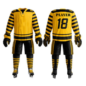 2026 New Fashionable Design Professional Customized Ice Hockey Uniform <b>Light</b> Weight Long Sleeves Ice Hockey Uniform - Product Image 1
