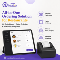 Développement d'applications de commande de table pour restaurants avec code QR et système de commande par tablette