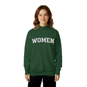 Sudadera de Cuello Alto Personalizada para Mujer, Tejido de Felpa, Poliéster/Algodón, Transpirable, Antiarrugas, de Secado Rápido, para Invierno - Product Image 1