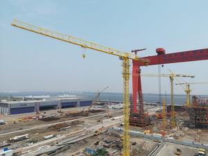 איכות גבוהה עבור potain 12t 16t 70 מ 'שטוח מגדל הראש שטוח מנוף לבנייה כבדה ואמין - Product Image 2