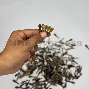 Embouts en corne de buffle naturelle de qualité supérieure, durables et faits à la main, couleur brun clair, pour montures de lunettes et composants de lunettes NHE Overseas - Product Image 2