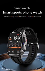 Montre connectée 4G 2025, écran AMOLED 2,04 pouces, Android, fréquence cardiaque, appels vidéo, Tiktok/Facebook/<span class=keywords><strong>Twitter</strong></span>/<span class=keywords><strong>Whatsapp</strong></span>, étanche IP67, double - Product Image 6