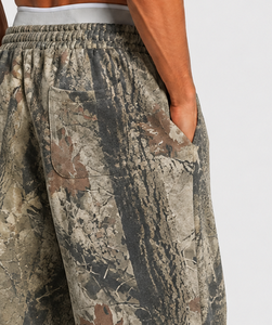 Camouflage Custom Men's <b>Oversized</b> Contrastline Jogger Pants Premium Cotton Fleece Breathable Casual Streetwear Men's <b>Sweatpants</b> - Product Image 4