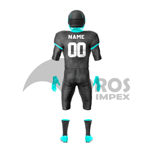Custom American Football Uniform Design Your Own Team Jersey Premium Polyester Football Uniform OEM ODM Wholesale Manufacturer - Product Image 3