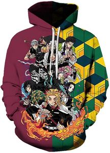 เสื้อฮู้ดอนิเมะพิมพ์ลาย 3 มิติทั้งตัว สำหรับฤดูหนาว สไตล์ฮิปฮอป สตรีทแฟชั่น ผู้ชาย ไซส์พลัส คุณภาพพรีเมียม ผลิตจากโพลีเอสเตอร์ 100 เปอร์เซ็นต์ - Product Image 4