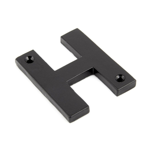 Letras Decorativas de Hierro Fundido Negro Mate Modernas para Casa, Letras Metálicas Resistentes para Montar en la Pared, Letras para Letreros de Dirección y Nombre para Puerta - Product Image 3