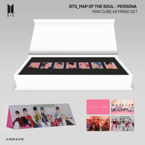 BTS MINI KEYRING CUBE 2x2 <b>MAP</b> OF THE SOUL : PERSONA SET - Product Image 1