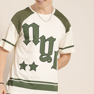 T-shirt personnalisé délavé à l'acide, vintage, 100% coton, avec logo graphique, impression sérigraphique, coupe courte et oversize pour hommes - Product Image 4