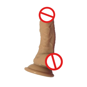 Hochwertiger Weicher Tragbarer Flüssig-Silikon-Dildo 17,5cm Doppelschichtig Super Großer Penis Frauen-Sexspielzeug Masturbator Großhandel - Product Image 2