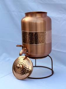 Fontaine à eau en cuivre à double paroi écologique de qualité supérieure avec revêtement de qualité alimentaire et système de robinetterie durable pour restaurants, bureaux et centres de bien-être - Product Image 5