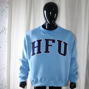 Sweat-shirts en molleton 100% coton, coupe ample et oversize, col montant, 450 GSM, avec broderie personnalisée, respectueux de l'environnement, collection hiver HFU - Product Image 3