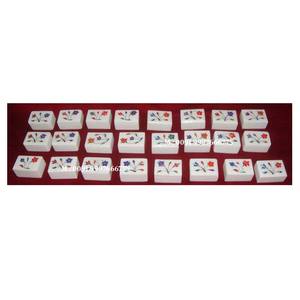 Joyeros de forma Rectangular con incrustaciones de mármol blanco hechos a mano de último diseño para decoración del hogar y proveedor e importador de Cajas de Regalo - Product Image 3