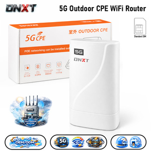 Routeur Wi-Fi 5G extérieur DNXT CPE avec PoE/LAN, routeur <span class=keywords><strong>Internet</strong></span> 5G avec carte SIM, routeur Gigabit FOTA avec carte SIM 5G pour utilisation <span class=keywords><strong>en</strong></span> extérieur - Product Image 1