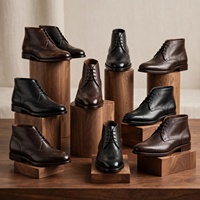 Bottes Chukka en Cuir Véritable pour Hommes – Chaussures Premium Antidérapantes et Respirantes Toutes Saisons – Modèles Variés – Lot de Stock à l'Exportation