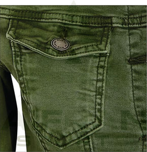 Chaqueta Vaquera Verde Oliva para Mujer AIFRAN SPORTS, Estilo Camionero, Cuello Camisero, Botones al Frente, Manga Larga, Talla Grande, para Invierno - Product Image 6