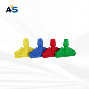 A&S Industrial Aluminum Pole <b>Floor</b> <b>Mop</b> Synthetic Cloth Head Adjustable Grip Clip Sliding Wringing Method 20,000+ Durable Uses - Product Image 2
