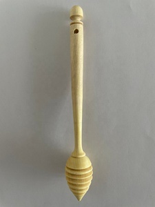 Handmade <b>Moroccan</b> Lemon Wood Eco-Friendly Honey Dipper and Lemon Squeezer with Long Handle and <b>Mirror</b> Polish - Product Image 1