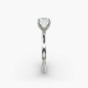 Timeless 925 Sterling <b>Silver</b> Round Brilliant Cut Moissanite Solitaire <b>Ring</b> Luxury Wedding Jewelry Engagement Gift Collection - Product Image 1