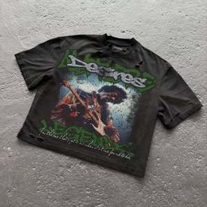 เสื้อยืดกราฟิกวินเทจทรงโอเวอร์ไซส์สั่งทำพิเศษ ผ้าฝ้าย 100% สไตล์สตรีทแวร์แบบทำสีซีด ย้อมสีแบบแอซิดวอช ผู้ผลิตแบบ OEM ODM - Product Image 1