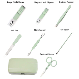 Professional Stainless Steel <b>Manicure</b> & Pedicure Set 7 in 1 Multi-Function Reusable Grooming <b>Kit</b> - Product Image 3