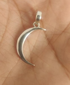 Pendentif en argent sterling 925 plaqué rhodium noir, taille 25x20MM, pour mariage, fiançailles, fête - Product Image 2