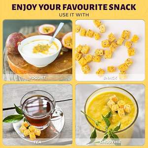 2025 Darlac Farms FD Freeze-Dried Sweet Yellow Passion Fruit Slices BRCGS ISO Certified 24-Month Shelf Life Bulk Packaging - Product Image 3