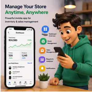 Desarrollo de Aplicaciones Móviles para Gestión de Inventario POS, Seguimiento de Stock en Tiempo Real, Plataforma de Automatización para Minoristas - Product Image 1