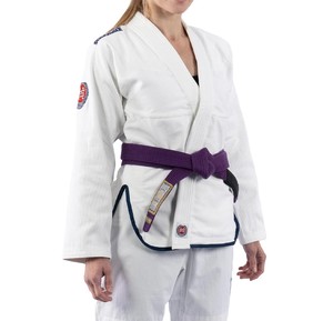 Kimono y Gi de Jiu Jitsu 100% Algodón, 460 g/m², Elástico, Ligero y Transpirable, para Judo y Karate, con Logotipo Frontal - Product Image 2