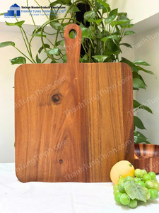 Tabla de Cortar Rectangular de Madera de Teca de Alta Calidad, 1.5 cm de Grosor, Ecológica, Sostenible, Apta para Lavavajillas, Thanh - Product Image 2