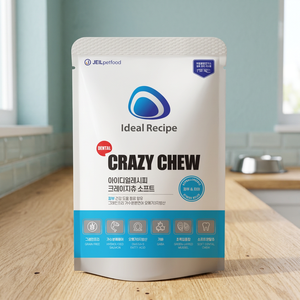 Friandises dentaires sans céréales Crazy Chew pour chiens, avec saumon hydrolysé et oméga, texture croustillante saine pour le bien-être, recette idéale - Product Image 5