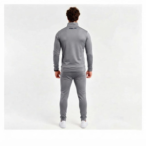 Ensemble de survêtement respirant pour homme Hawk Eye Sports, en molleton fin 300g, avec sweat à capuche et pantalon boutonné intégral, idéal pour l'hiver - Product Image 2
