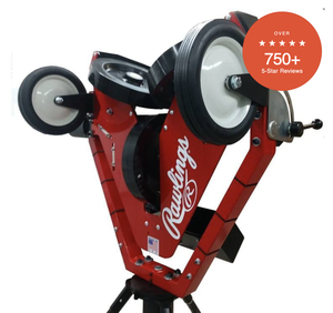 BEST OFFER 4 BRAND NEW Baseball Pitching Corded Electric Metal Rotary Tool Red With Wheels And Tripod <b>Stand</b> - Product Image 4