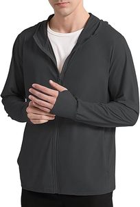 <b>Men</b> Sports <b>Long</b> <b>Sleeve</b> Jacket Half Zip Sweatshirt Fitness Jogging <b>Tops</b> Breathable Training Compression Running Lightweight Front - Product Image 5