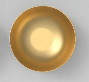 Hot Gold Plaqué Métal Rond Designer Bols De Service Hot Design Pas Cher Vaisselle Bol pour La Maison Hôtel et Restaurant Bol De Service - Product Image 3