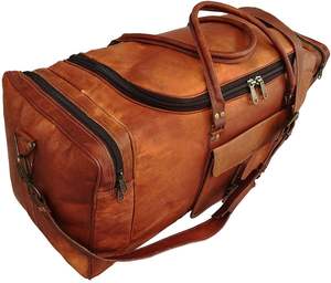 Sac de sport en cuir de qualité supérieure, sac de voyage pour la gym, fournisseur en gros OEM, sac de sport en cuir pour la vente en ligne - Product Image 6