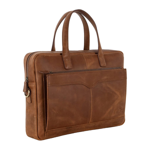 Wholesale <b>Men's</b> Genuine <b>Leather</b> Briefcase Business Office Shoulder <b>Bag</b> Cowhide & Crazy Horse <b>Leather</b> Fully Customizable ODM/OEM - Product Image 4