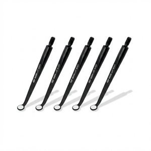 Miroir dentaire microscopique noir de qualité supérieure Optitech Healthcare, diamètre 3 mm, avec une poignée filetée de précision. - Product Image 1