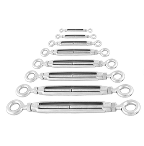 ตัวเชื่อมสายไฟแบบ Eye to Eye ชนิด Turnbuckle ผลิตจากวัสดุโครงสร้างเหล็กตีขึ้นรูปสำหรับสายไฟฟ้า - Product Image 1