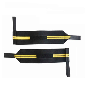 Muñequeras Deportivas con Soporte para el Pulgar, Correas Elásticas de Algodón/Poliéster para Levantamiento de Pesas y Press de Banca, Venta al Por Mayor - Product Image 2