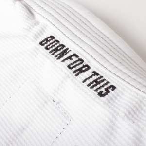 Kimono de Jiu-Jitsu blanc pour adultes, unisexe, 100% coton, durable, logo sur le devant, coupe classique, Gi de Jiu-Jitsu de haute qualité, Gi de Jiu-Jitsu brésilien - Product Image 4