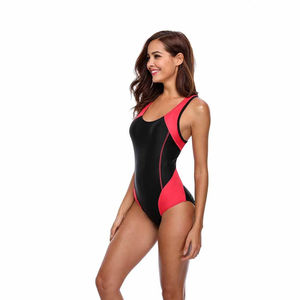 Traje de Baño de Una Pieza para Mujer de la Mejor Calidad, Color Sólido, Traje de Baño Deportivo sin Espalda, Precio Económico - Product Image 2