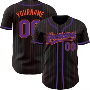 Uniforme de Béisbol Personalizado, Transpirable, Talla Grande, 100% Poliéster, Antibacteriano, Anti-UV, Secado Rápido, Unisex, Venta al Por Mayor - Product Image 4