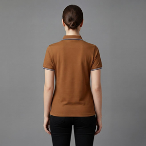 Camiseta Polo para Mujer, 210 GSM, 100% Algodón, Ligera, Transpirable, Suave al Tacto, Estilo Casual Elegante, Proveedor de Marca Privada OEM - Product Image 6