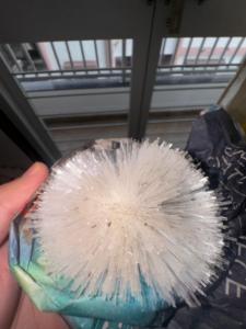 Natural White Mesolite <b>Cluster</b> | Decorative Mineral for Home & Office Decor - Product Image 4