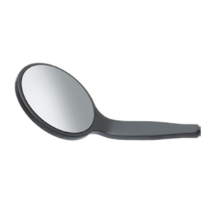 HD Black Line Mirror #5 Single-Sided Mirror Head EU Simple Stem Stainless Steel Zetomed Pro - Product Image 1