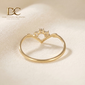 Bague en or jaune massif 14 carats avec diamant de laboratoire taille brillant, bijoux fins pour femmes, certifiée IGI, alliance de luxe - Product Image 5