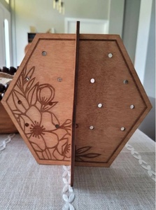 Delarchi Artesanía de Madera de Vietnam Artesanía de Arte Popular Artesanal para Decoración del Hogar Regalos de Boda Cajas de Madera Letreros de Pared - Product Image 3